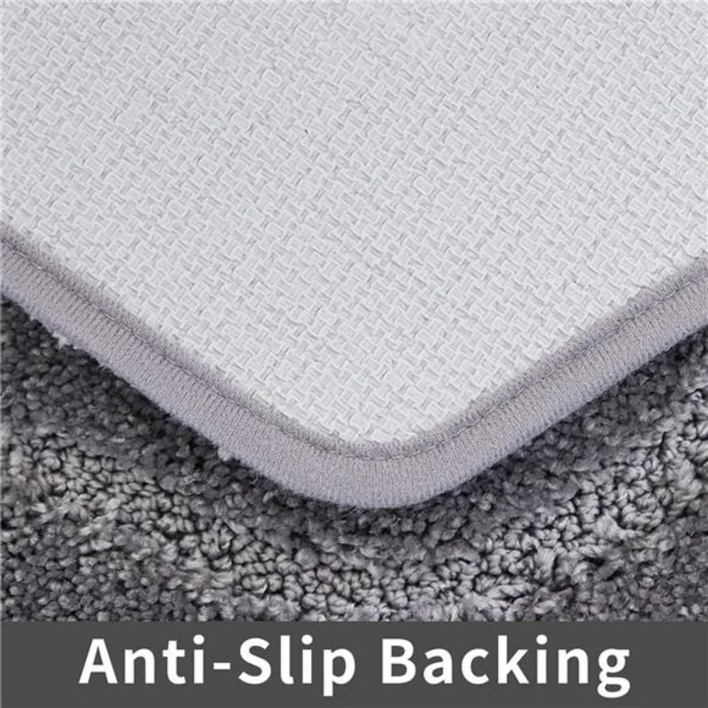 Extra Thick Bath Rugs for Bathroom - Anti-Slip Bath Mats Soft Plush Yarn Shaggy